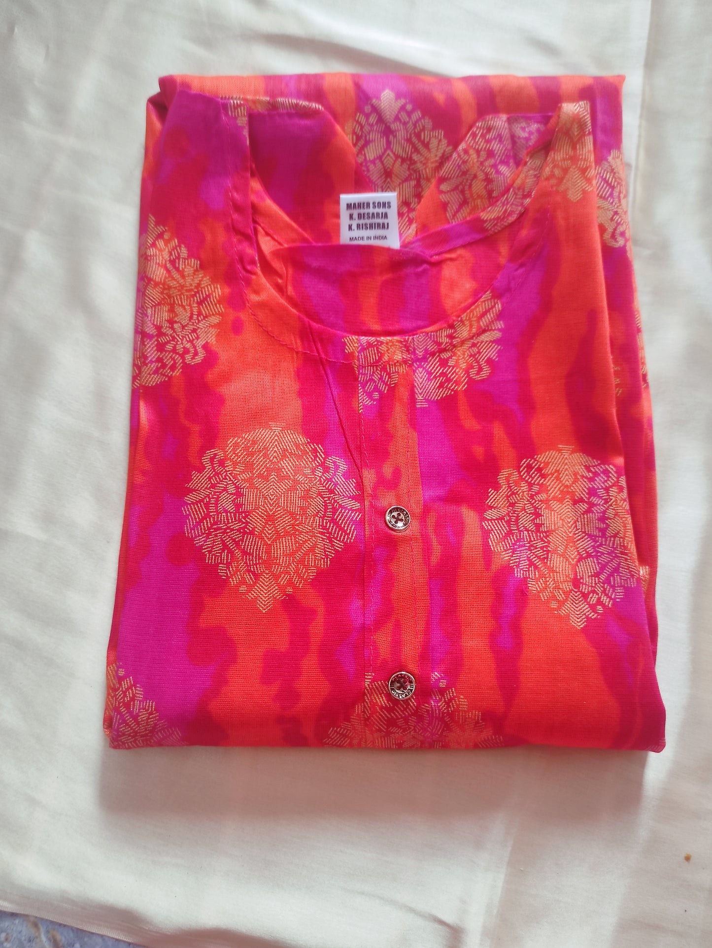 Shining Red Kurta