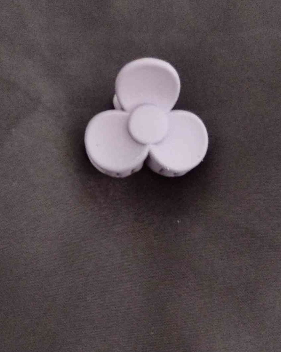 Matte Flower Mini Claw-Clutch