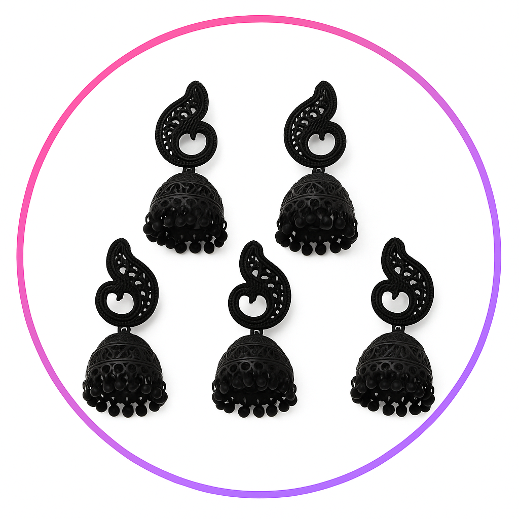 Black Jhumka
