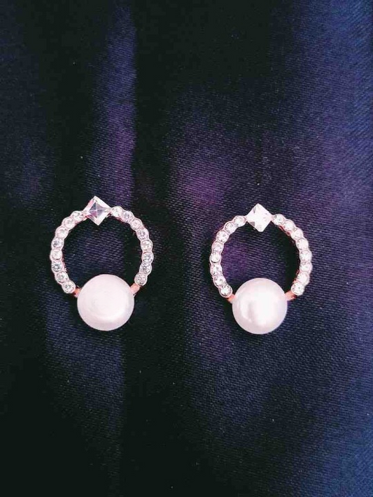 Korean Pearl Stone earring