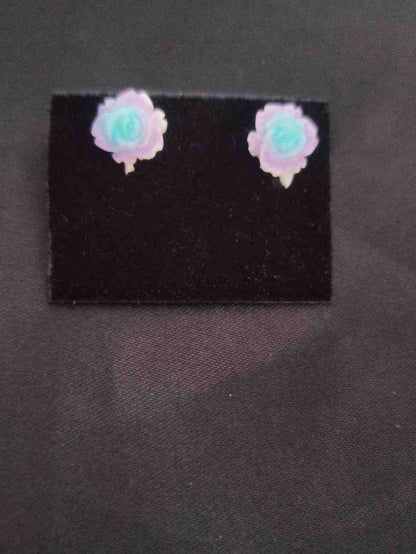 Rose kid Earrings