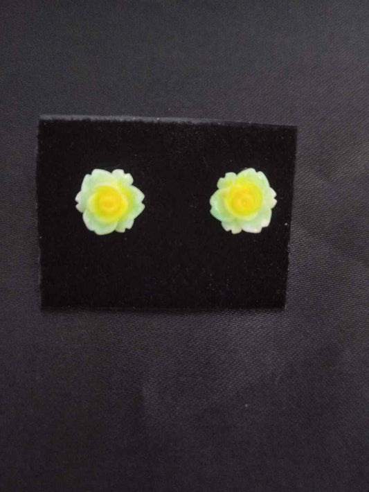 Rose kid Earrings