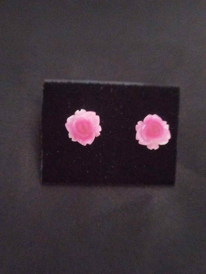 Rose kid Earrings