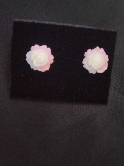 Rose kid Earrings