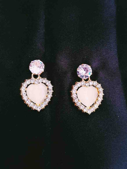 Golden Stone Korean earring