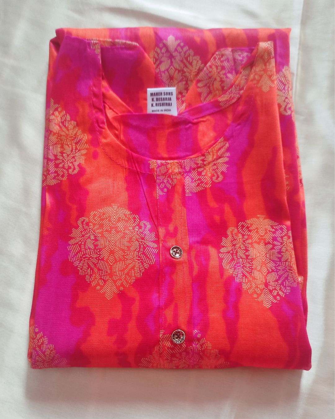 Shining Red Kurta