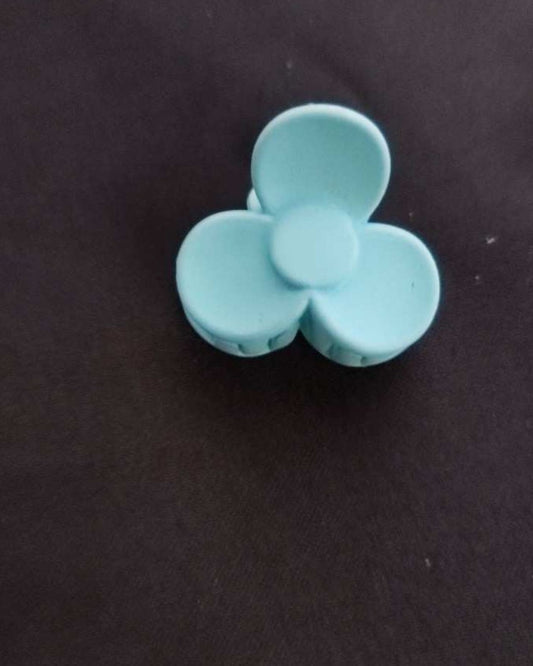 Matte Flower Mini Claw-Clutch