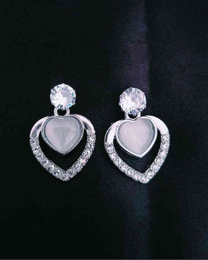 Silver Korean Earring