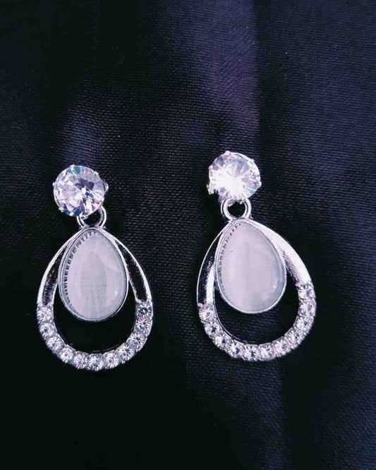 Silver Korean Earring