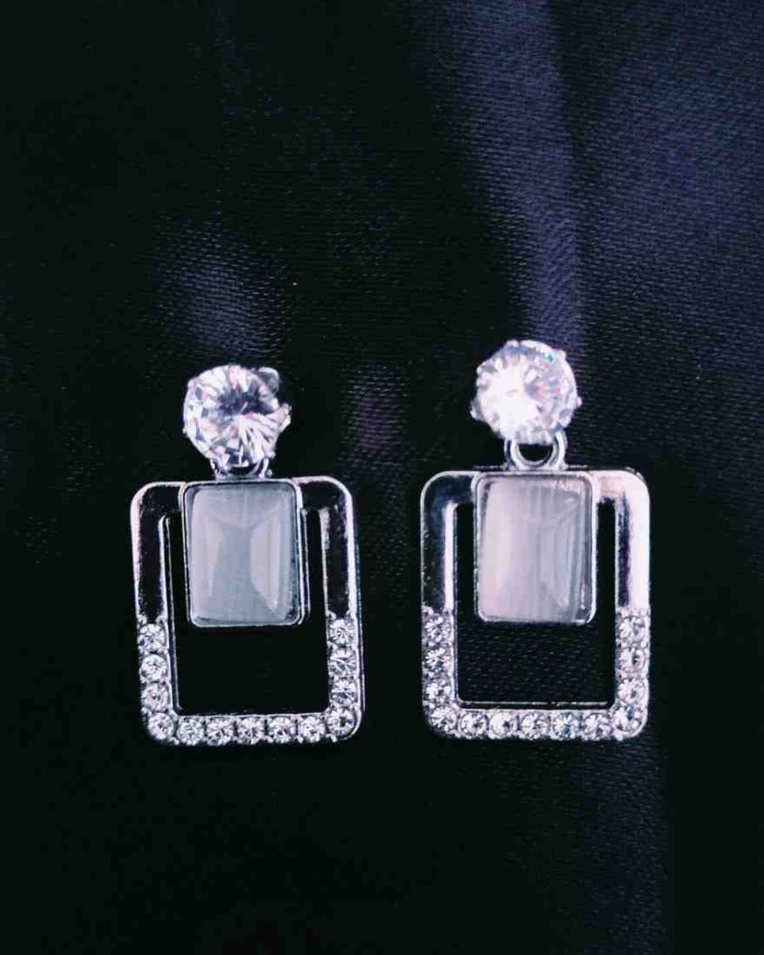 Silver Korean Earring