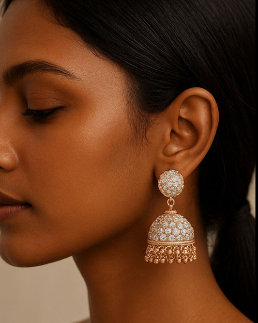 Full Stone Jhumka
