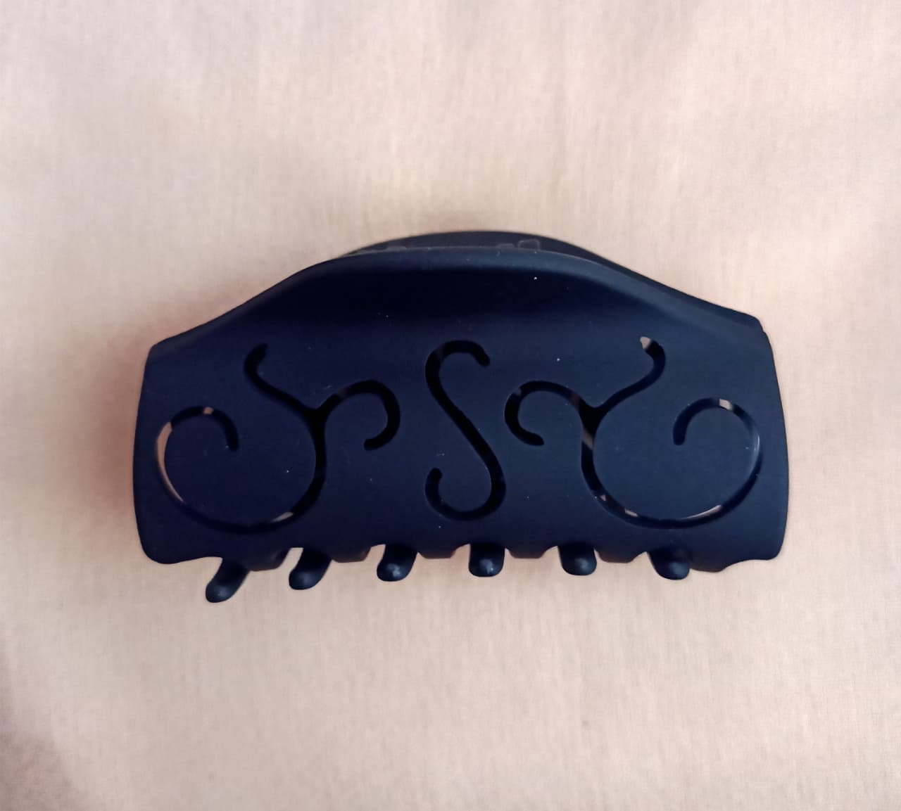 Matte FloralCurl Claw Clips